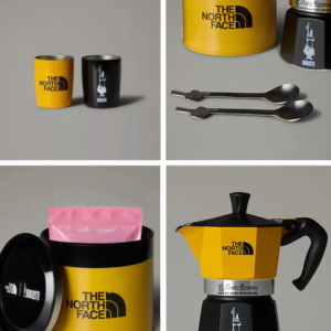 Набір з гейзерною кавоваркою Bialetti х North Face